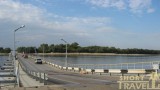 Понтонный мост Павлово-на-Оке. Вид со стороны города